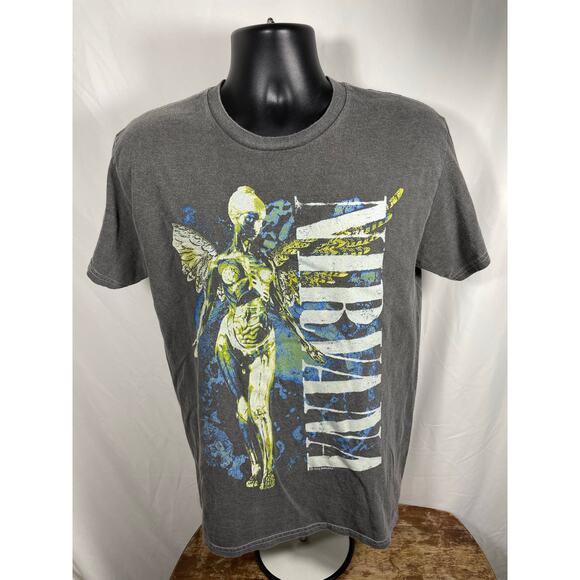Nirvana In Utero Angel Tee Women’s XS Topshop Gray - Picture 1 of 6